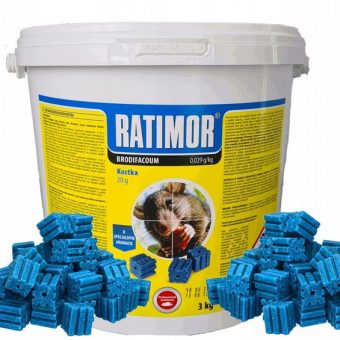 3 et 10kg Ratimor® Blocs d'appât Brodifacoum Poison pour rats Poison pour souris 1