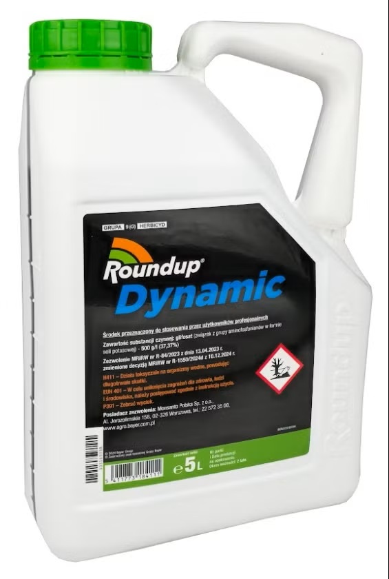 Roundup Dynamic 5L Highly concentrated glyphosate 500g / L